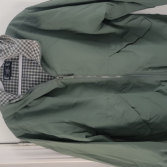 Olive Utility Jacket with Hood - Picture 1 of 5